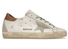 Golden Goose Super-Star White Tan Womens