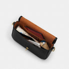 Coach Hadley Shoulder Bag Gold Black