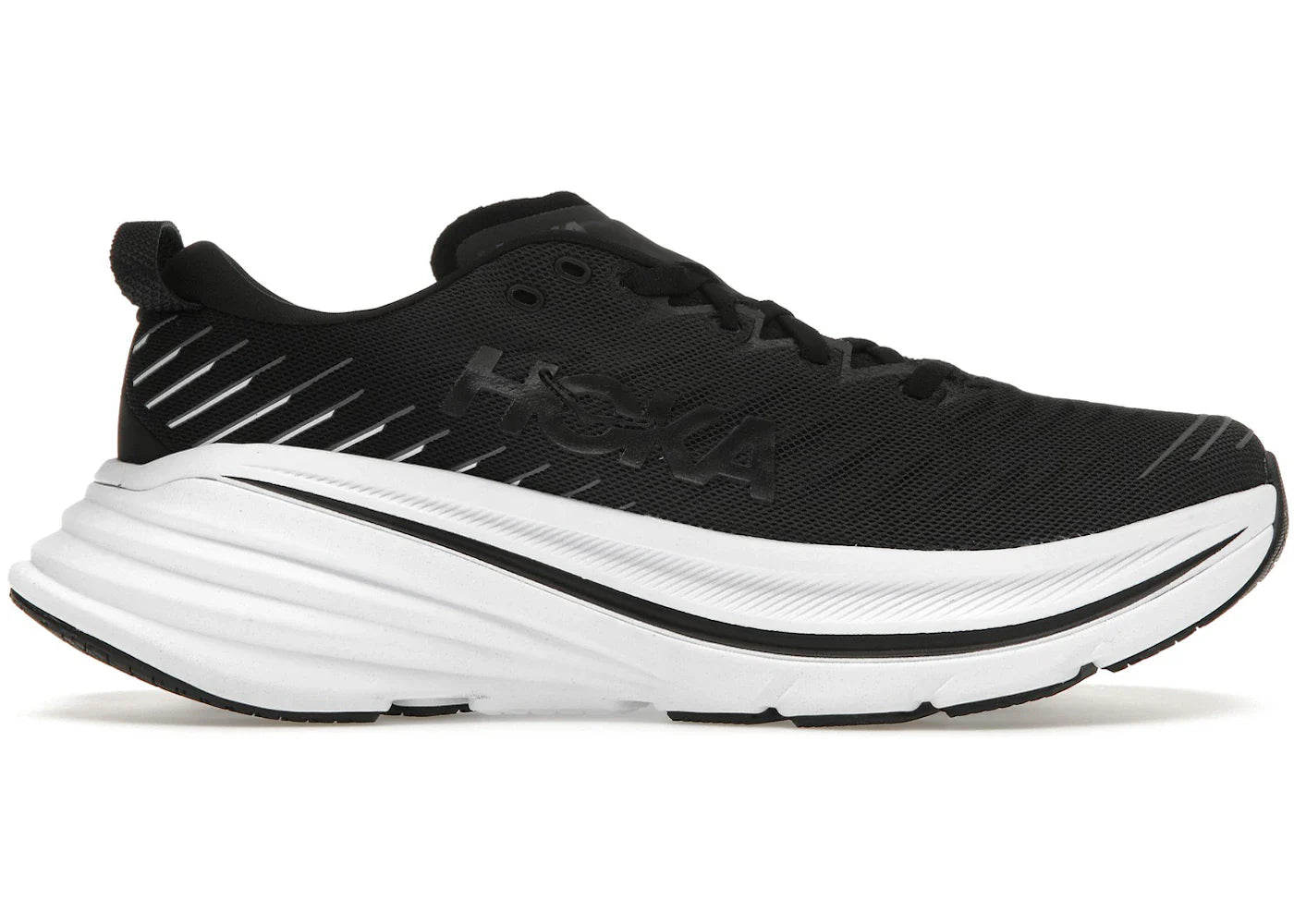 Hoka One One Bondi X Black White Womens