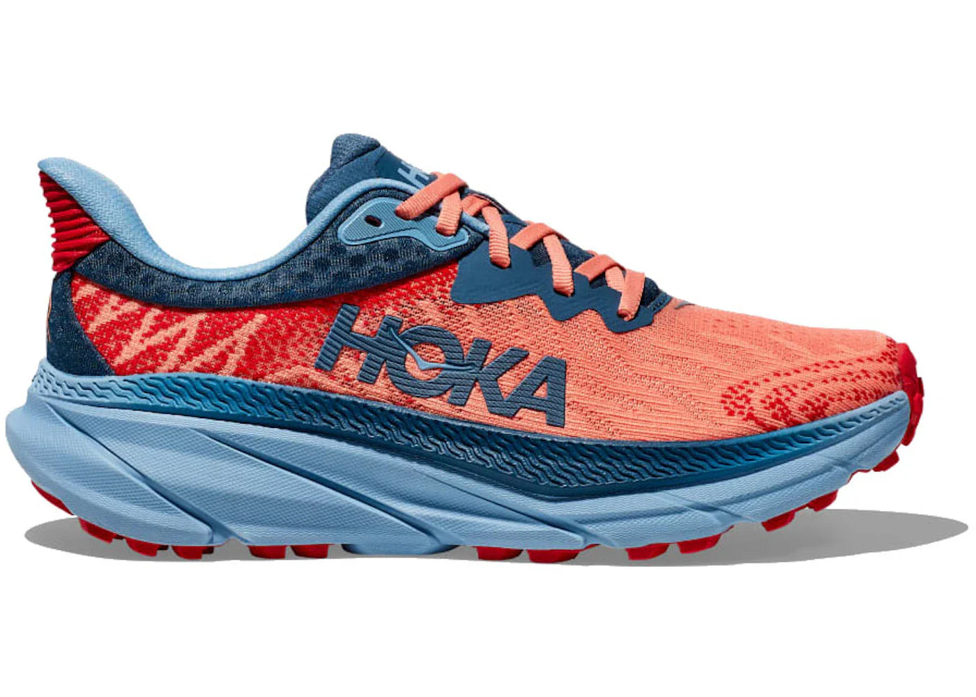 Hoka One One Challenger Atr 7 Papaya Real Teal Womens