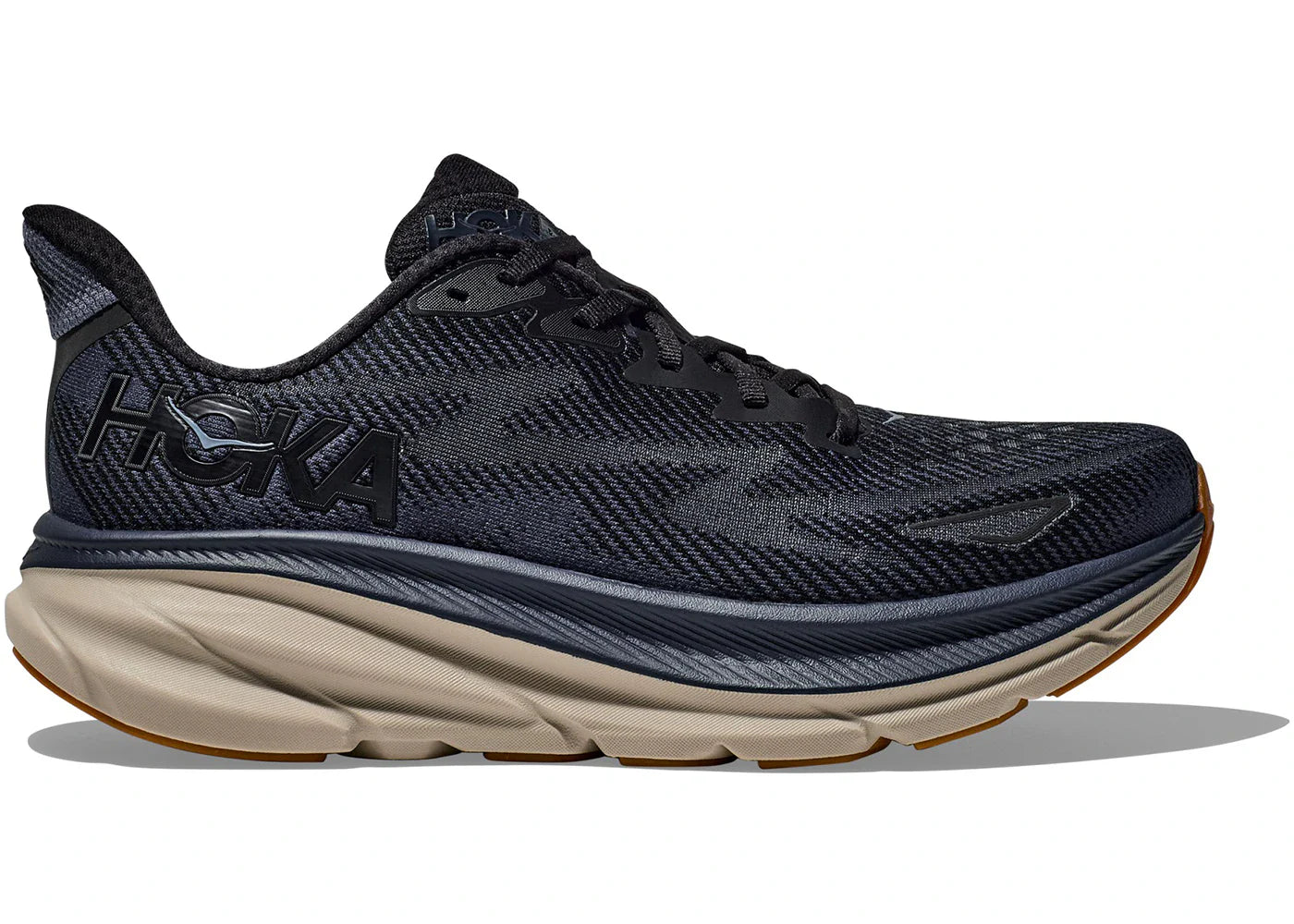 Hoka One One Clifton 9 Black Varsity Navy