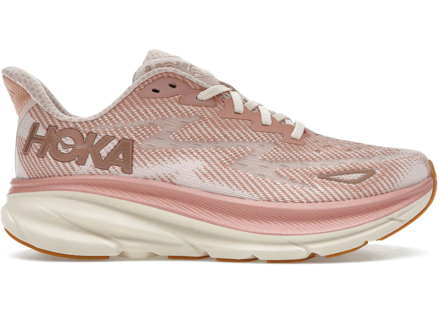 Hoka One One Clifton 9 Sandstone Cream Womens