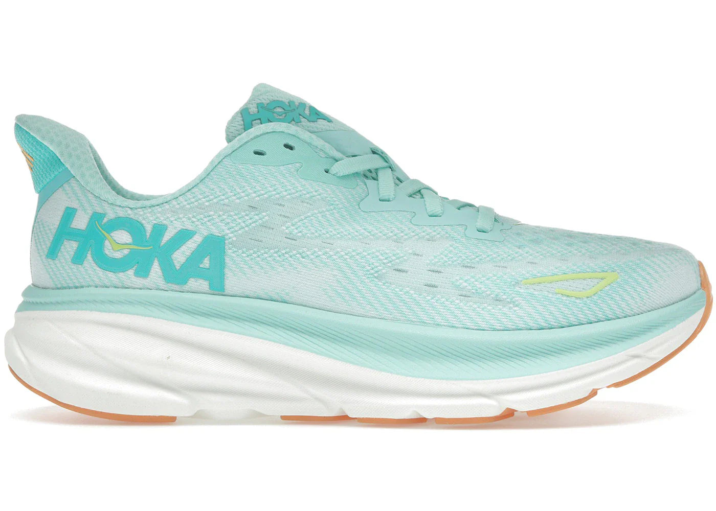 Hoka One One Clifton 9 Seafoam Aqua Breeze Womens