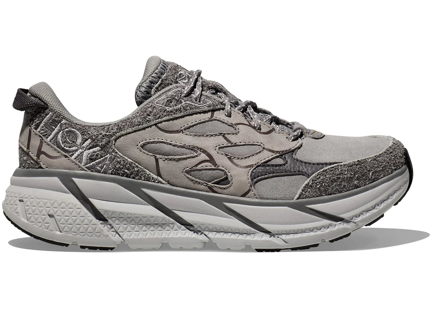Hoka One One Clifton L Elite Terrain System Galactic Grey