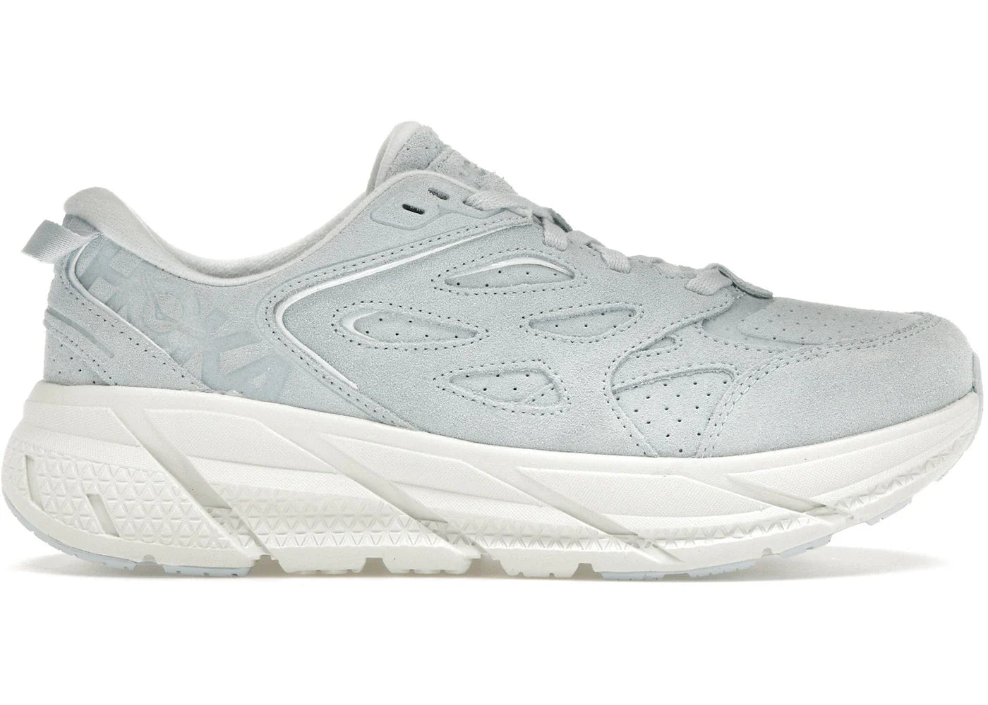 Hoka One One Clifton L Suede Country Air Bit Of Blue All Gender