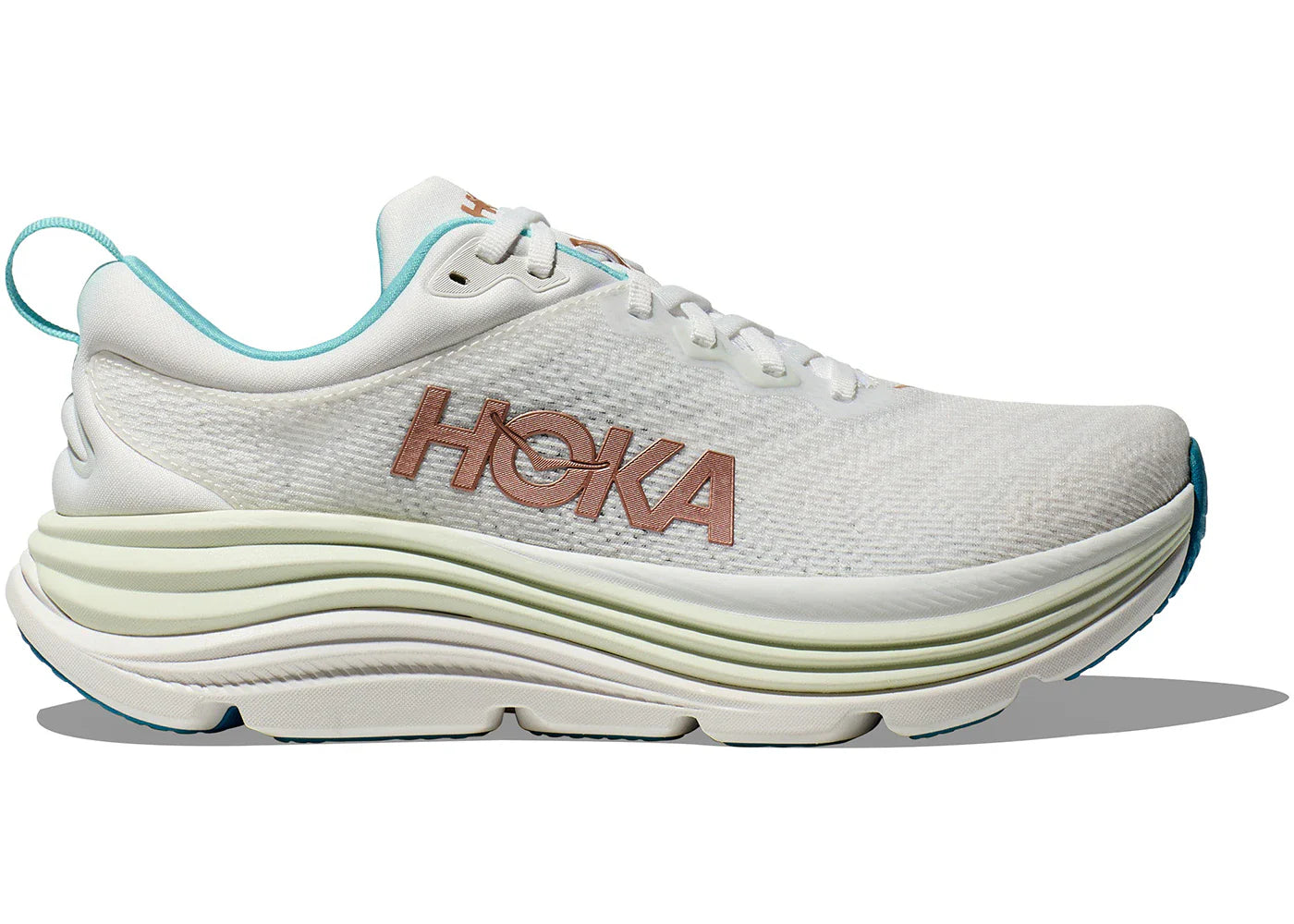 Hoka One One Gaviota 5 Frost Rose Gold Womens