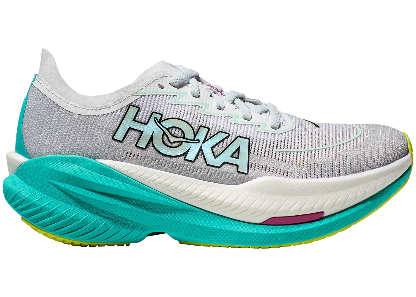 Hoka One One Mach X 2 Frost Electric Aqua Womens