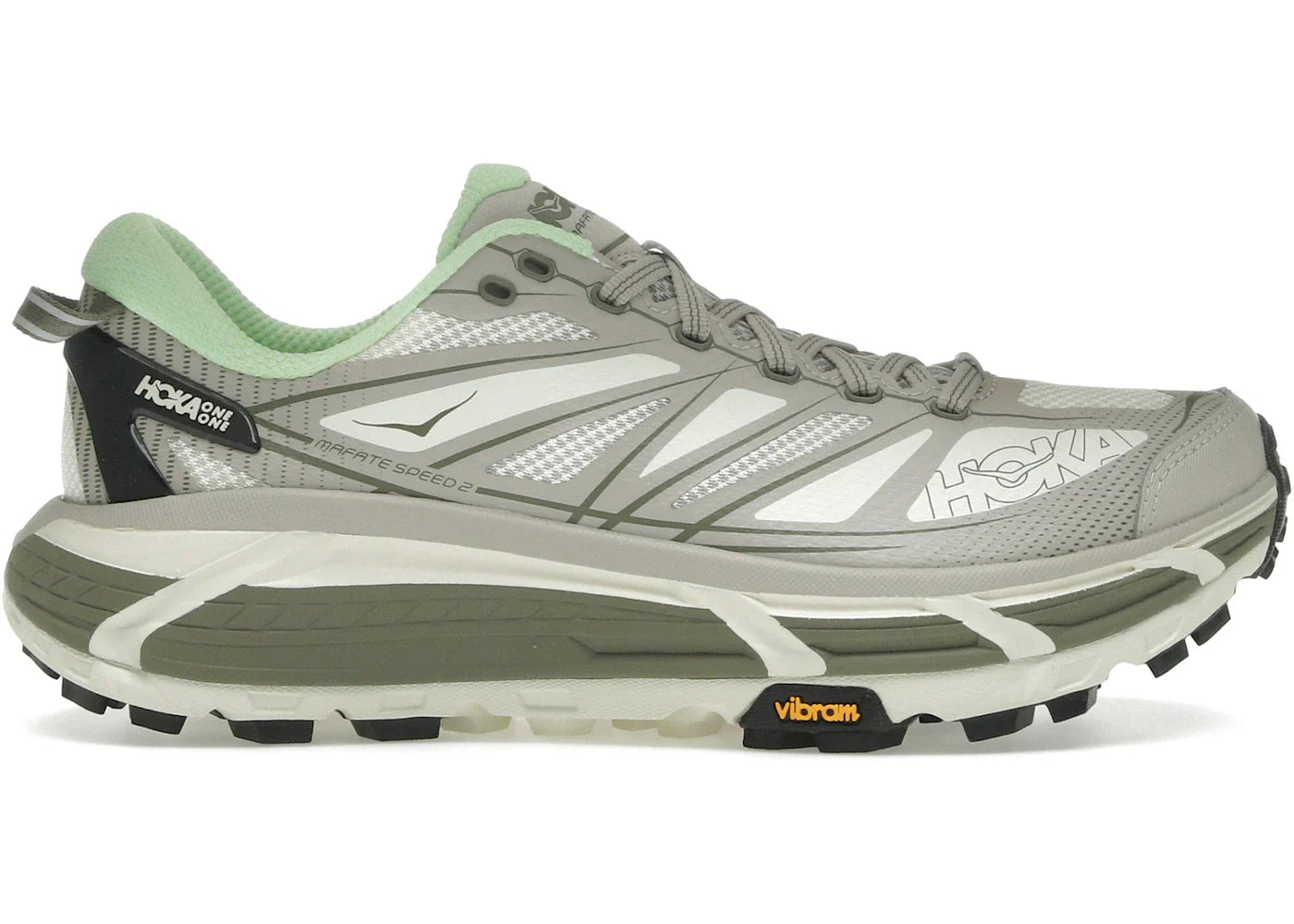 Hoka One One Mafate Speed 2 Putty Eucalyptus