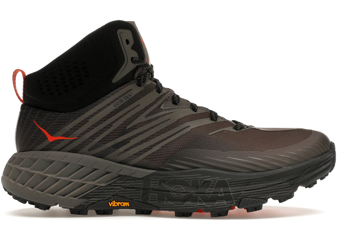 Hoka One One Speedgoat Mid Gore-Tex 2 Black Grey Red