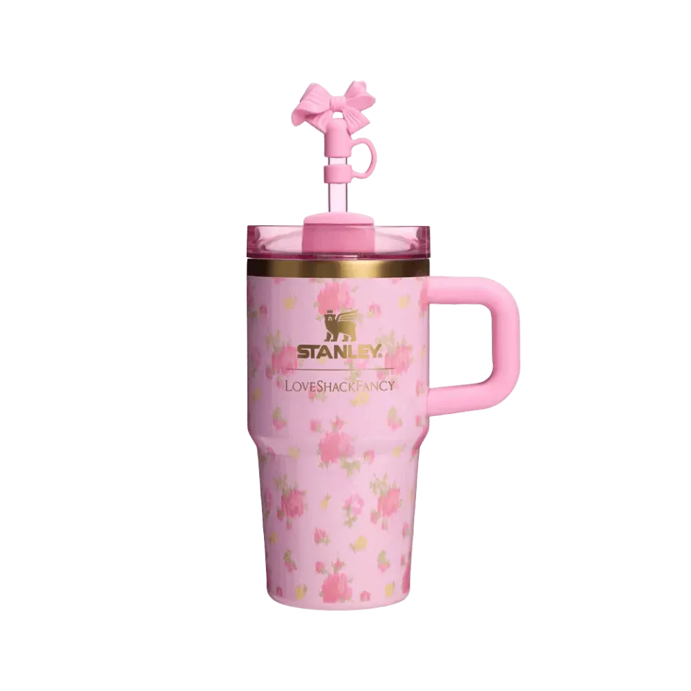 Stanley 1913 x LoveShackFancy Quencher H2.O FlowState™ Tumbler with Handle Ibiza Sunset
