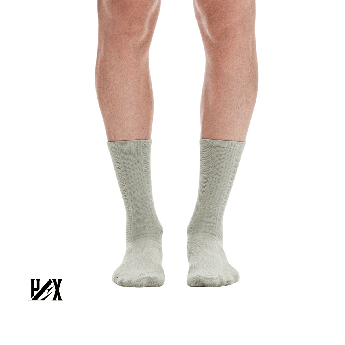 On Running Hybrid Sock High 2P Brume
