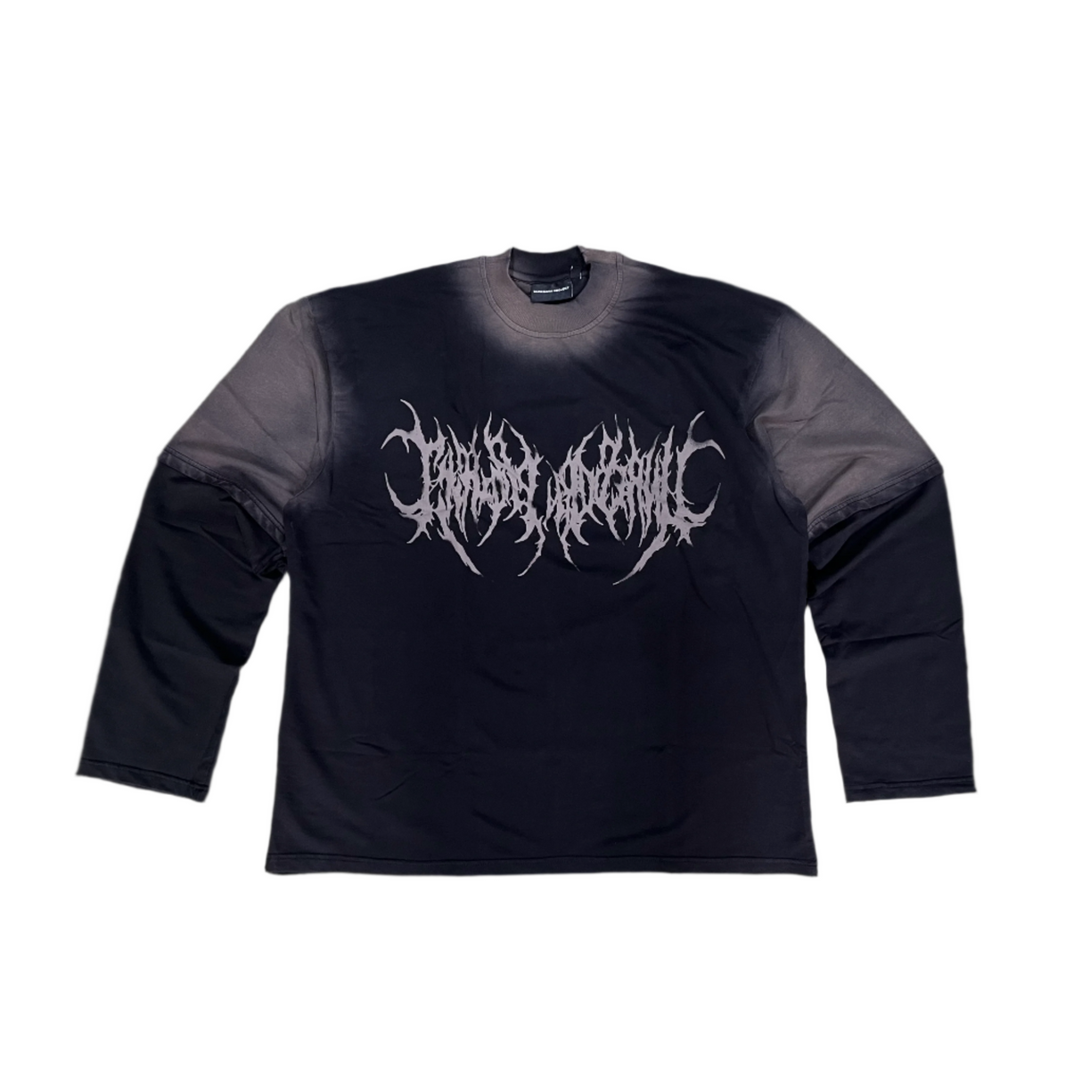 Metal Logo Oversized Full Sleeve Tshirt