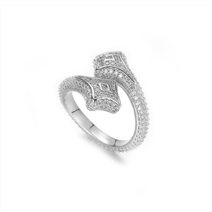 Pave Star Wrap Ring