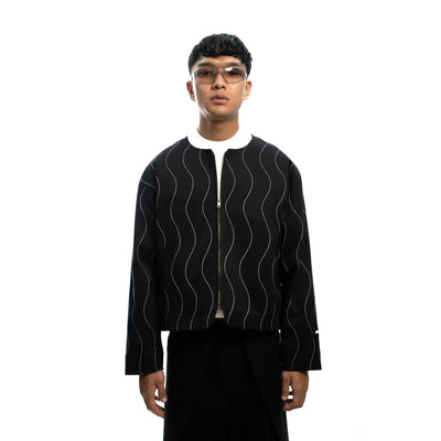 WAVE STRIPED JACKET
