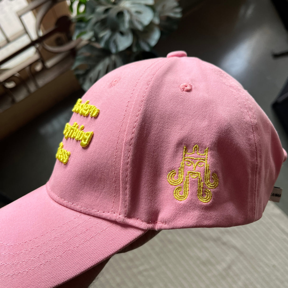 Pointless // Baby Pink Baseball Cap