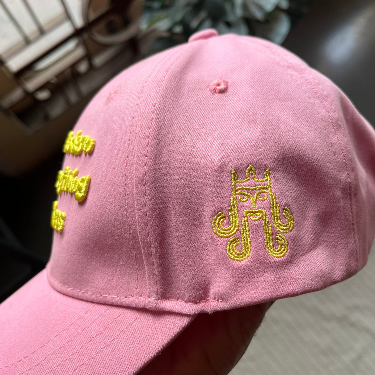 Pointless // Baby Pink Baseball Cap