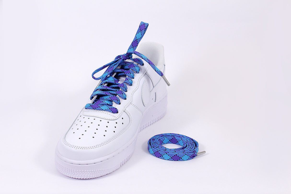 Blueberry Diesel Flat Laces