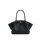 JW PEI Hana Medium Weave Texture Tote Bag - Black