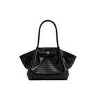 JW PEI Hana Medium Tote Bag - Black Croc