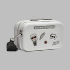 Karl Lagerfeld Maybelle hardcase crossbody white