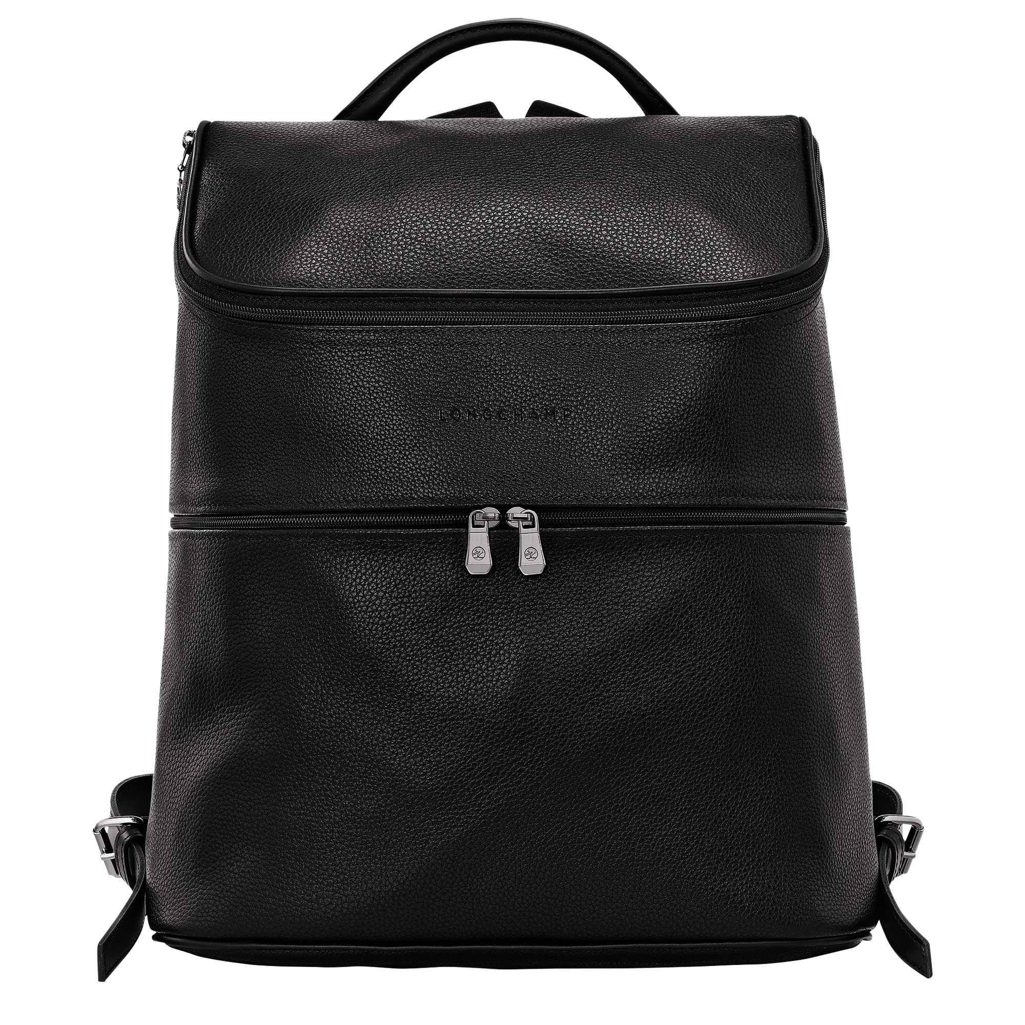 Longchamp Le Foulonné Backpack Black