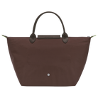 Longchamp Le Pliage Green M Handbag Mocha