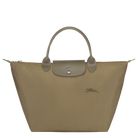 Longchamp Le Pliage Green M Handbag Artichoke