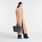 Longchamp Le Pliage Green M Handbag Graphite