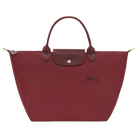 Longchamp Le Pliage Green M Handbag Pomegranate