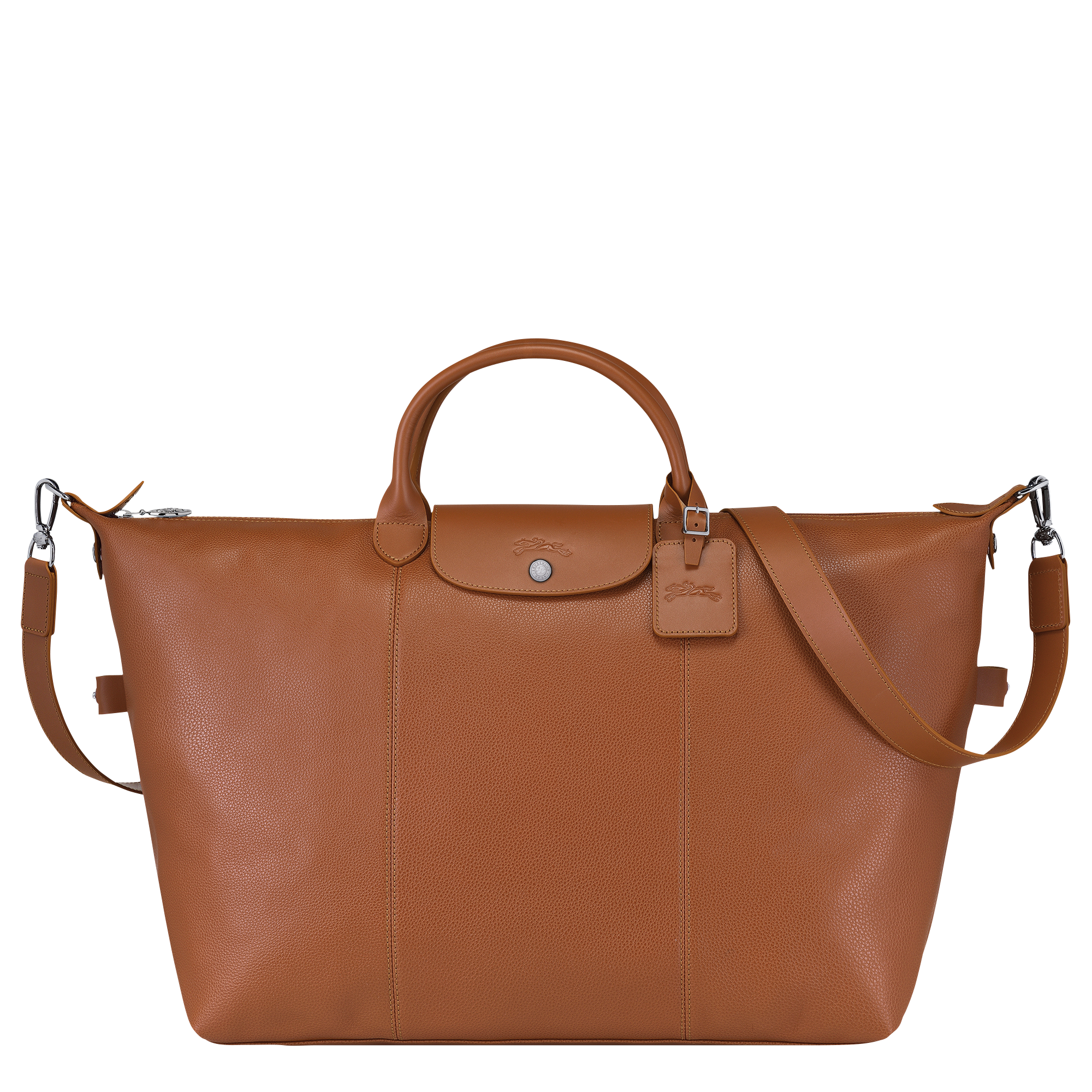 Longchamp Le Foulonné L Travel bag Caramel