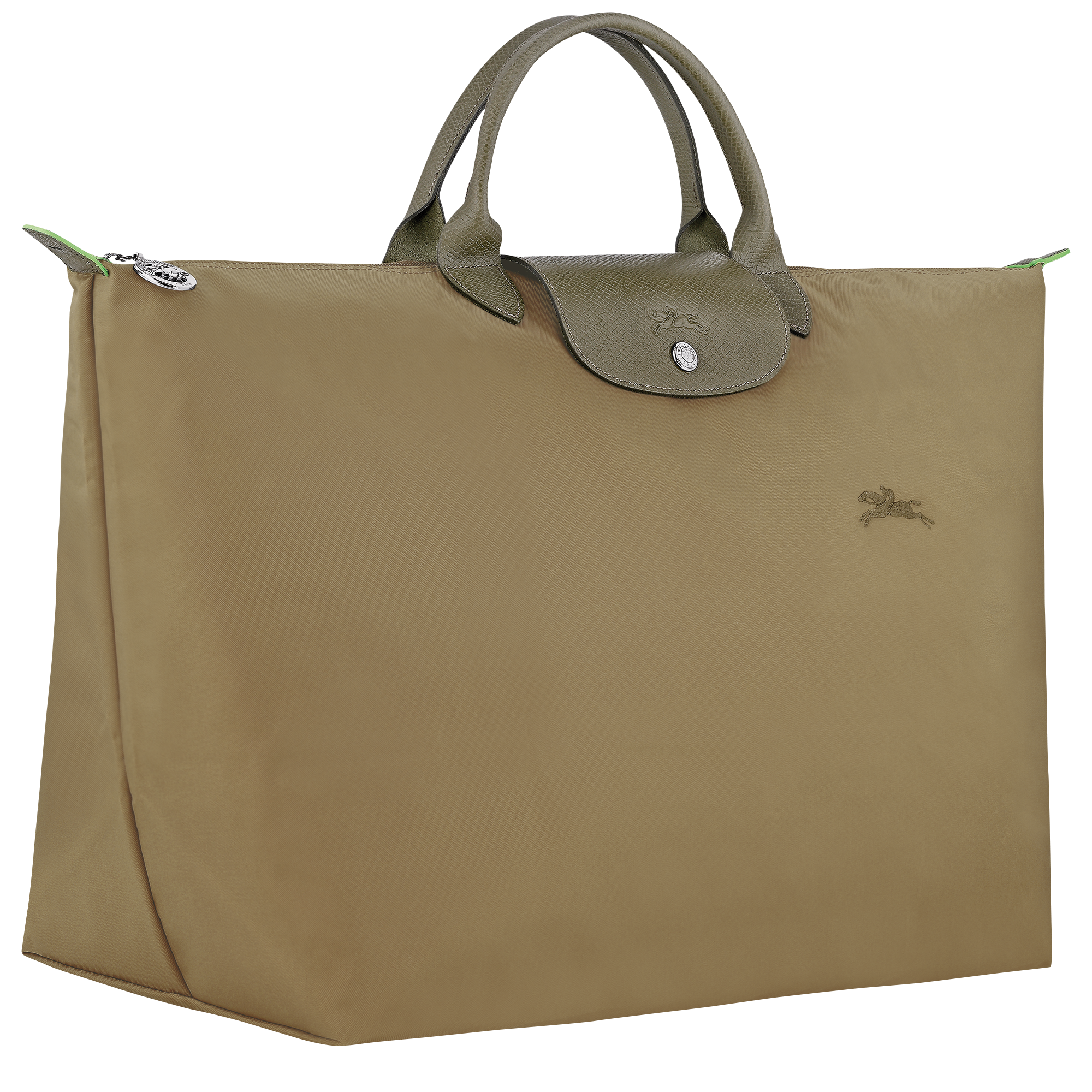 Longchamp Le Pliage Green L Travel bag Artichoke
