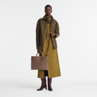 Longchamp Le Foulonné S Briefcase Taupe