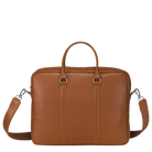 Longchamp Le Foulonné S Briefcase Caramel