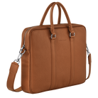 Longchamp Le Foulonné S Briefcase Caramel