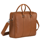Longchamp Le Foulonné M Briefcase Caramel