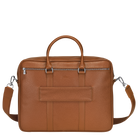Longchamp Le Foulonné M Briefcase Caramel