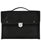 Longchamp Le Foulonné S Briefcase Black