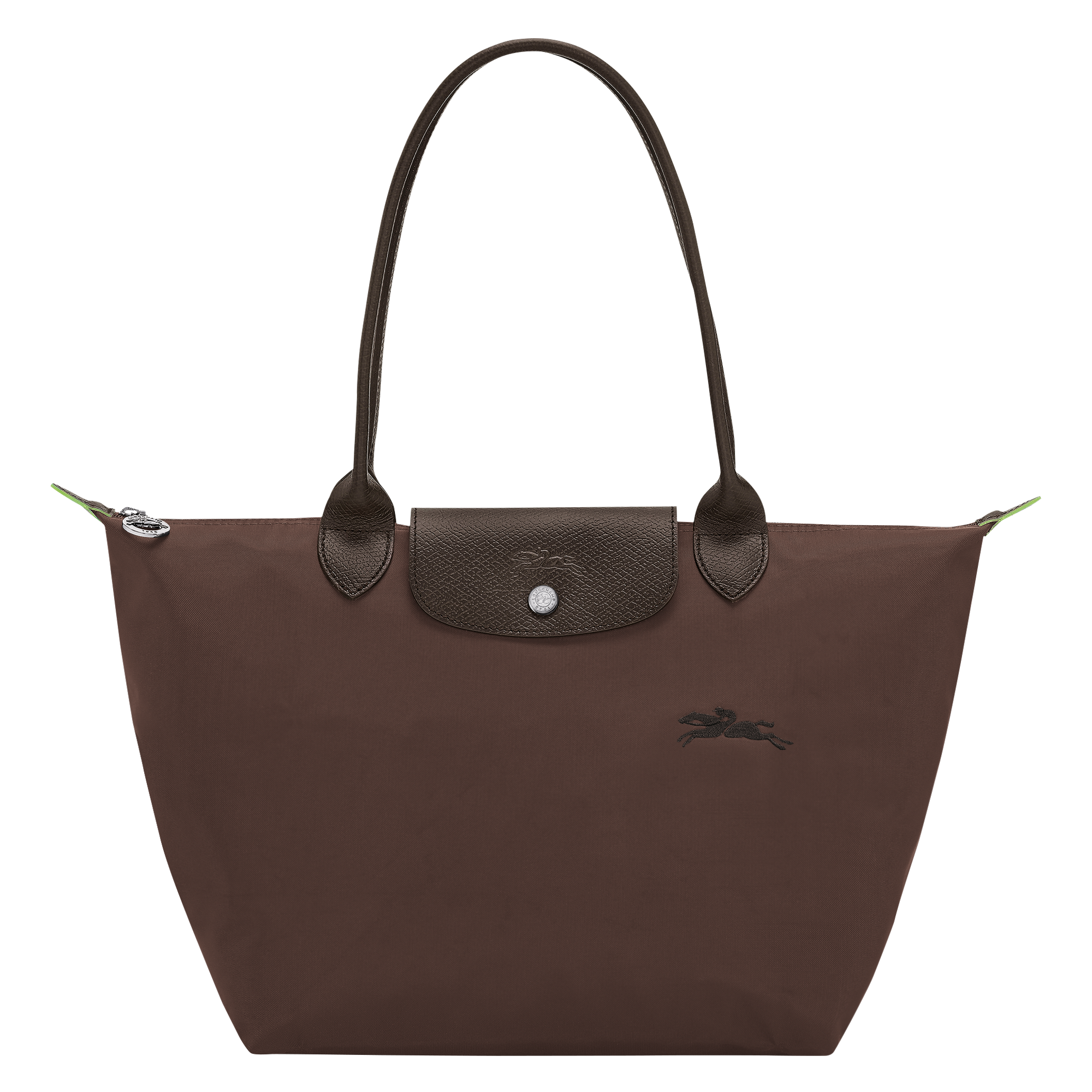Longchamp Le Pliage Green M Tote bag Mocha