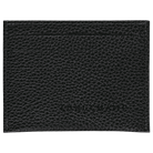 Longchamp Le Foulonné Card holder Black