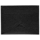 Longchamp Le Foulonné Card holder Black