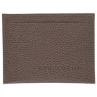 Longchamp Le Foulonné Card holder Taupe