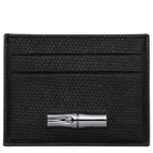 Longchamp Le Roseau Card holder Black