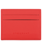Longchamp Le Roseau Card holder Vermilion