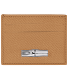 Longchamp Le Roseau Card holder Walnut