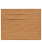 Longchamp Le Roseau Card holder Walnut