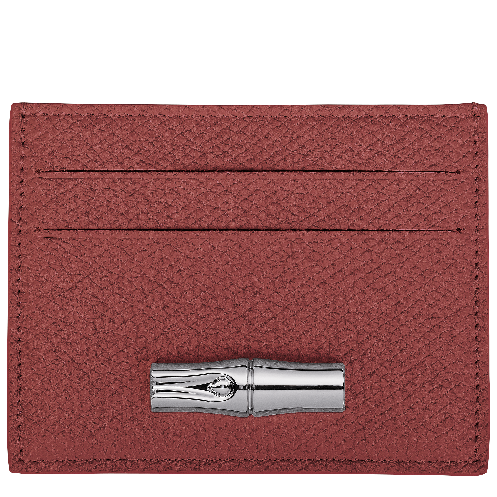 Longchamp Le Roseau Card holder Chestnut