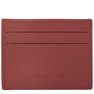 Longchamp Le Roseau Card holder Chestnut