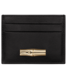 Longchamp Le Roseau Card holder Black