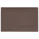 Longchamp Le Foulonné Card holder Taupe