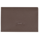 Longchamp Le Foulonné Card holder Taupe